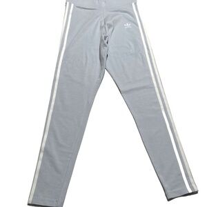 adidas Girl's 3‎ Stripe Athletic Sweat Pants Light Blue Size Small